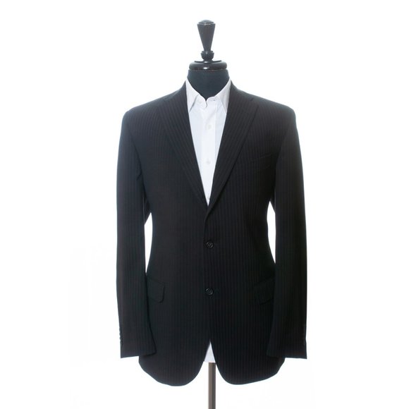 Corneliani Trend Black Striped New Sporti Suit - Picture 1 of 5